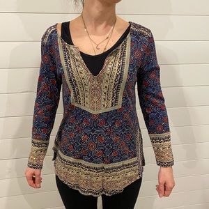Lucky brand v neck blouse